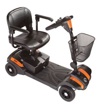 One of the mobility scooters