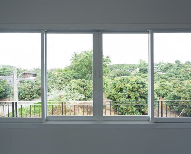 Glass Window with Beautiful View — Glazier Services in Nerang, QLD