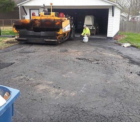 Pouring Asphalt On The Road - Saint Louis, MO - C&S Paving