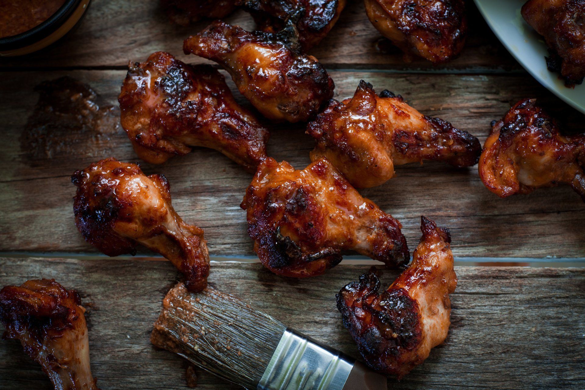 Pig and whistle BBQ wings