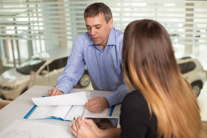 Man And Woman Working In Office — Regional Stability Link in Forster, NSW