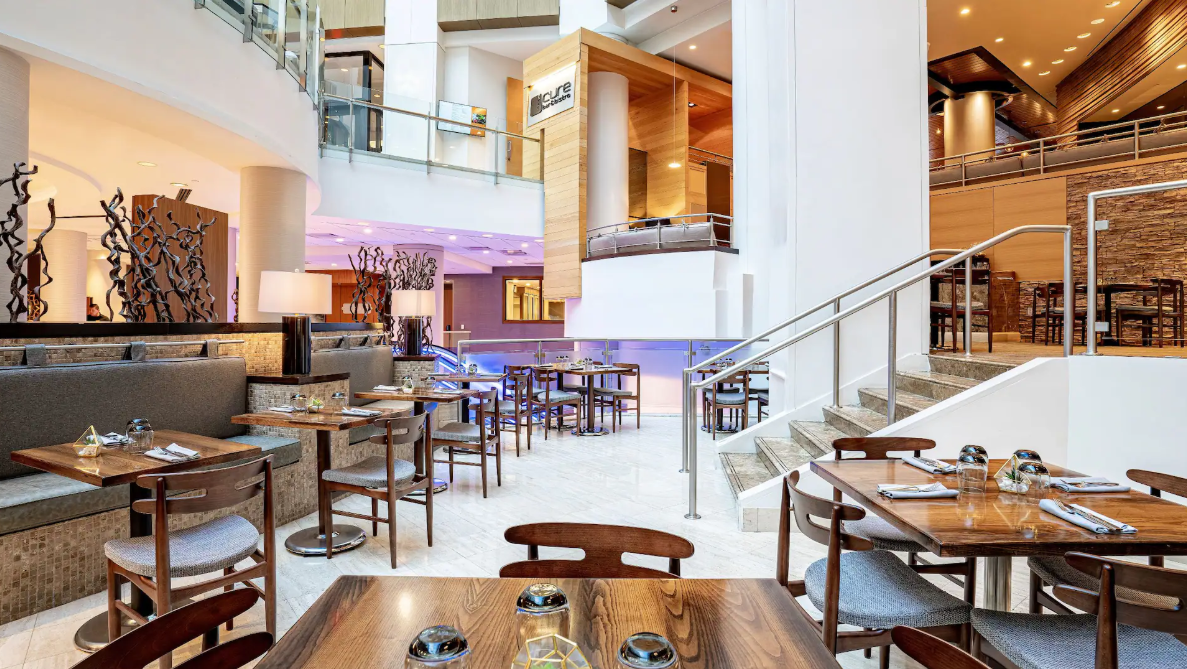 Inside Cure Bistro and Restaurant