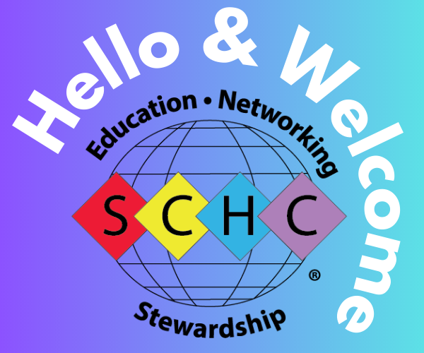 Image reads hello and welcome with the SCHC logo