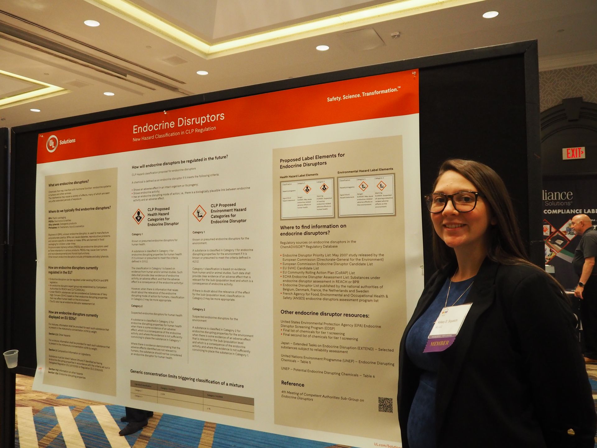2022 Poster Winner and poster on display