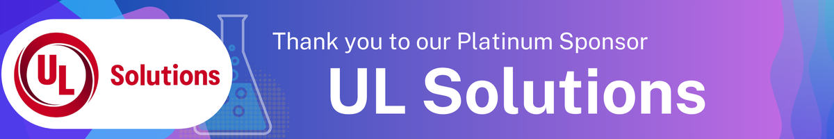 Thank you to our platinum sponsor UL Solutions 