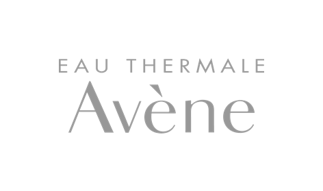 Ein Logo für Eau Thermale Avene auf weißem Hintergrund.