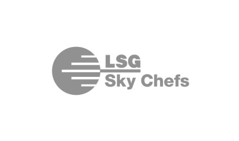 LSG Sky Chefs-Logo auf weißem Hintergrund