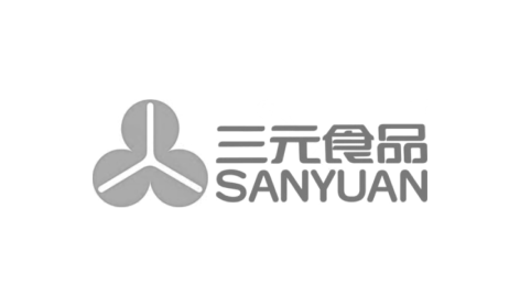 Ein schwarz-weißes Logo für ein Unternehmen namens Sanyuan.