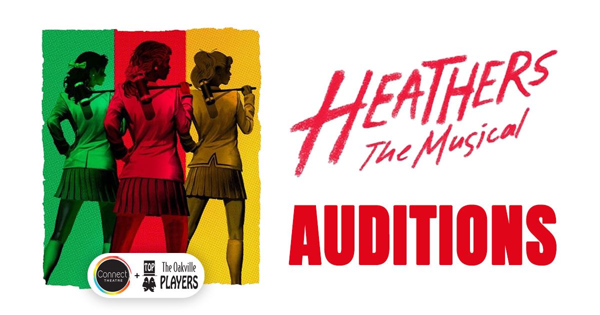 A poster for a musical called heathers the musical