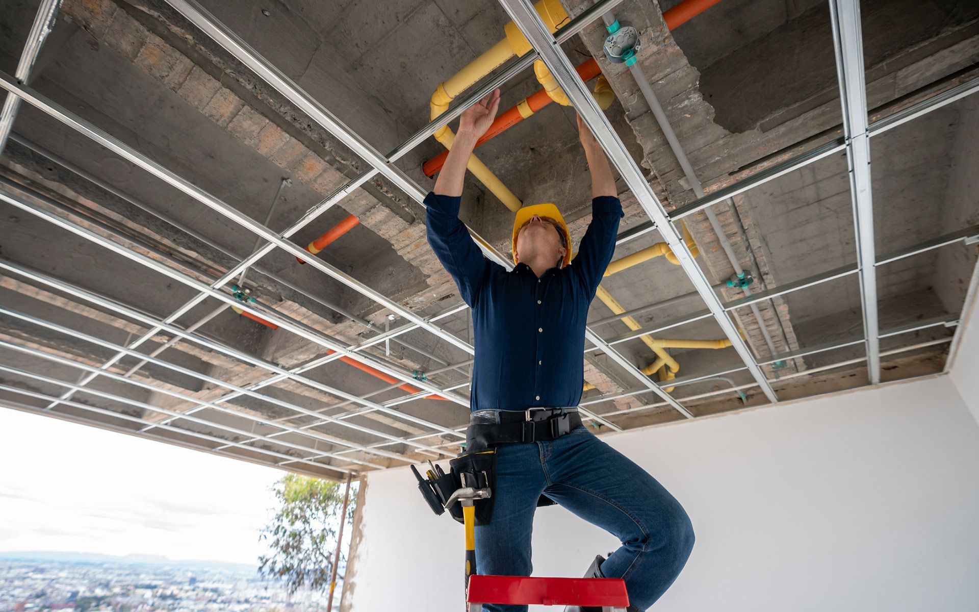 Man Repairing Pipes — Navarre, FL — Navarre Plumbing & Gas
