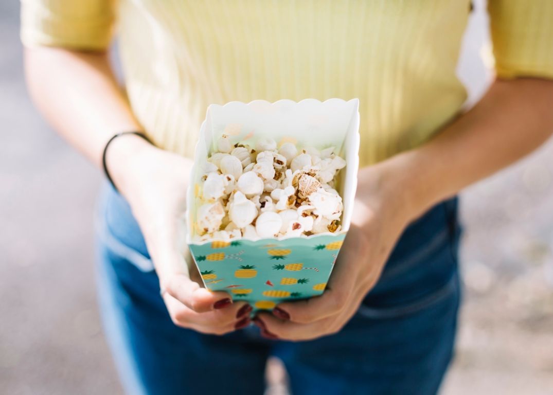 illustration pop corn