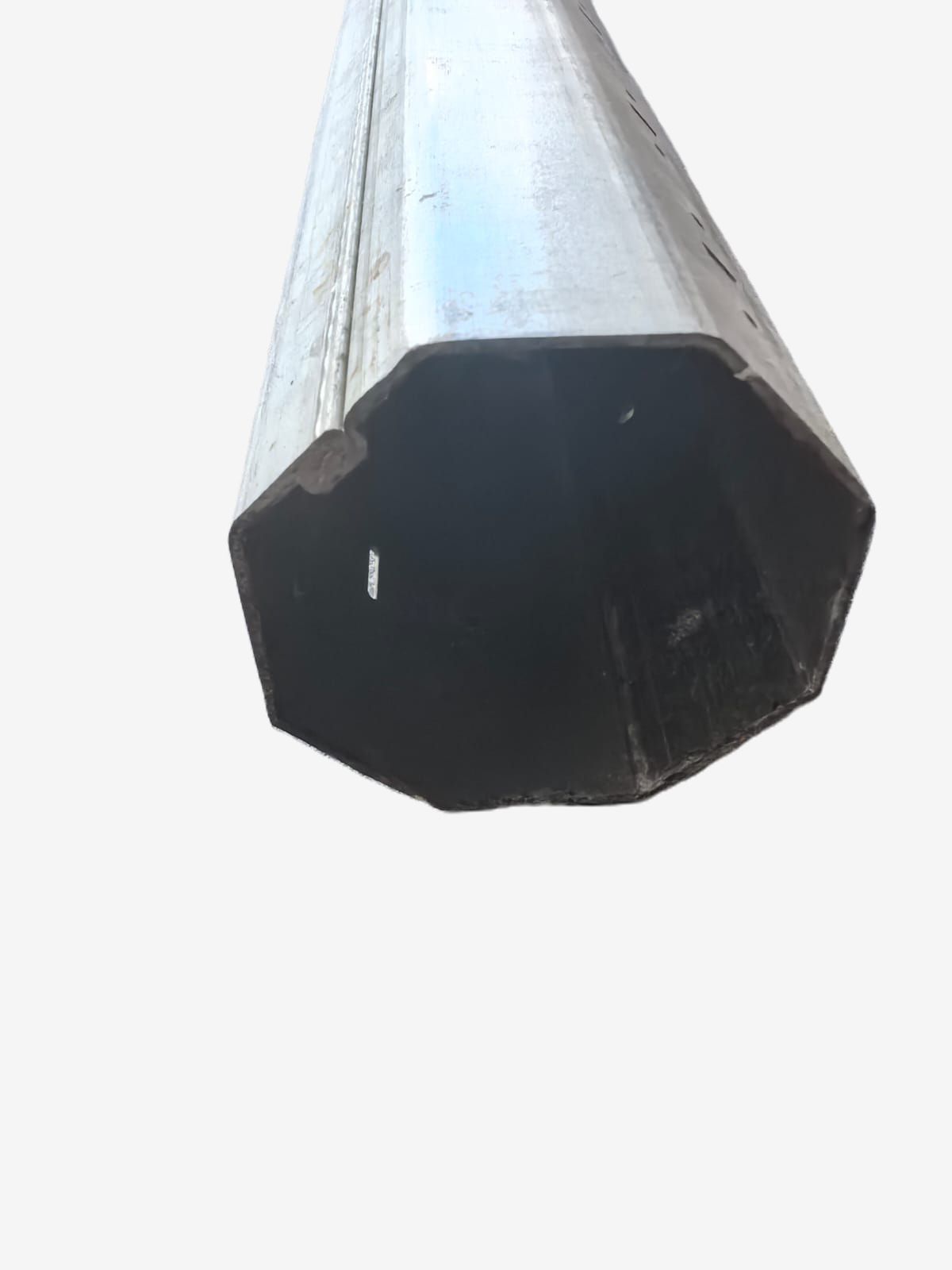 TUBO OCTAGONAL ACERO GALVANIZADO