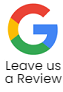 A google logo that says `` leave us a review 