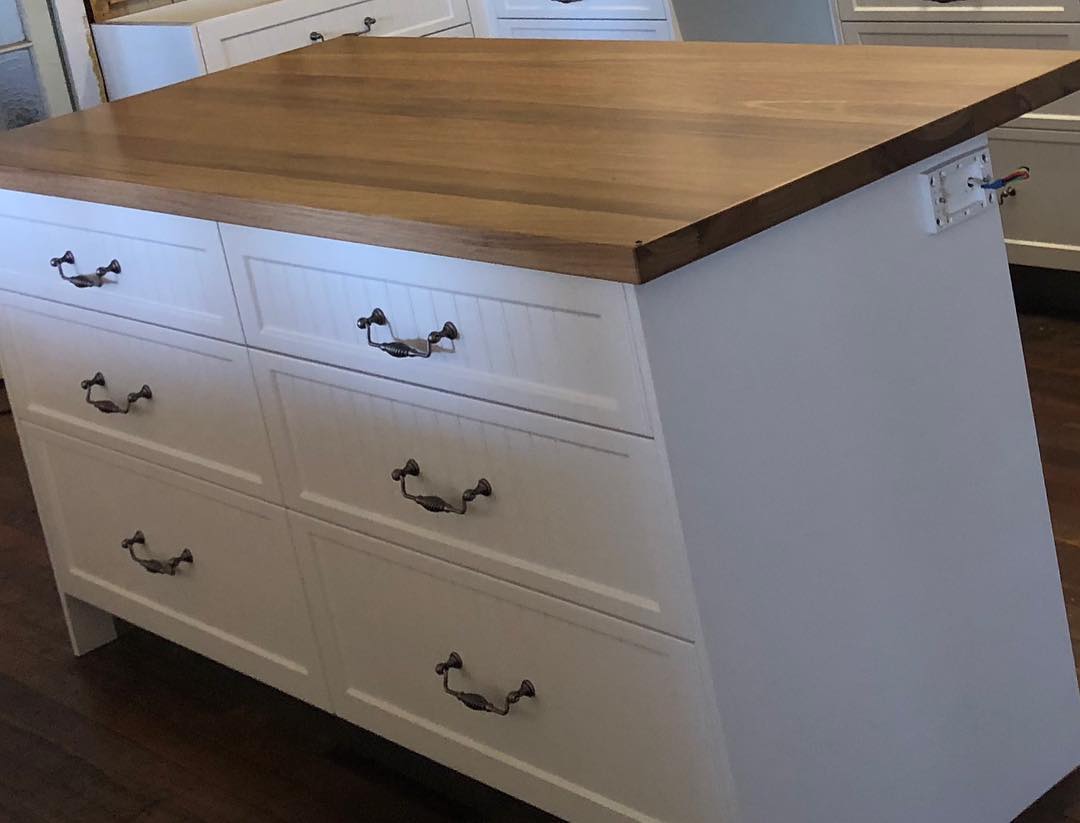 Laundry  Bench and Drawers— Keppel Kitchens in Yeppoon, QLD