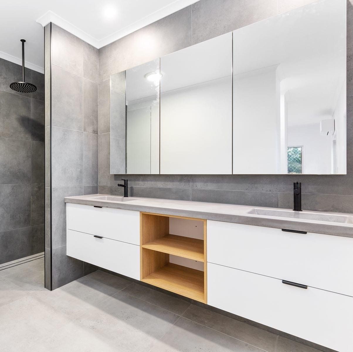 Wide Vanity Installed — Keppel Kitchens in Yeppoon, QLD