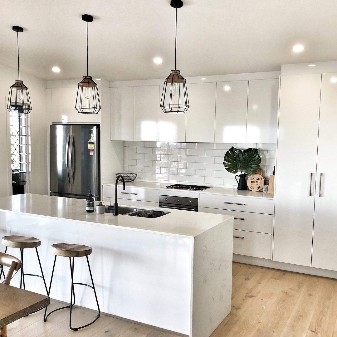 White Kitchen Cabinets — Keppel Kitchens in Yeppoon, QLD
