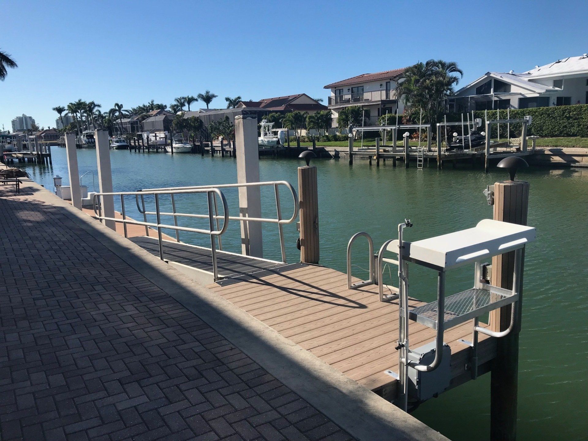 Wooden Boat Dock — Marco Island, FL — Collier Seawall & Dock