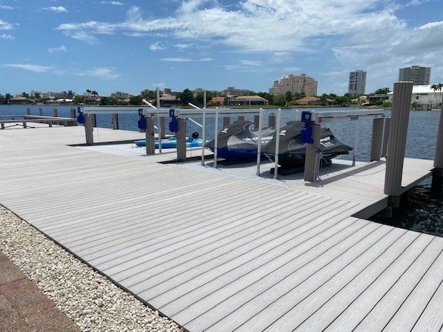 Two Speed Boats — Marco Island, FL — Collier Seawall & Dock