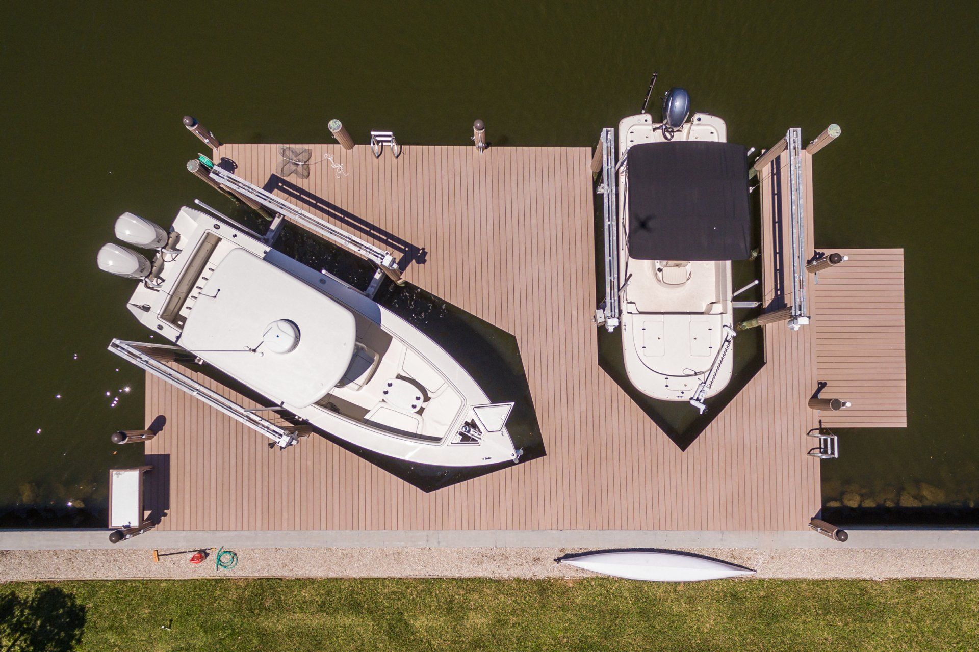 Deck with a Couple of Chairs — Marco Island, FL — Collier Seawall & Dock