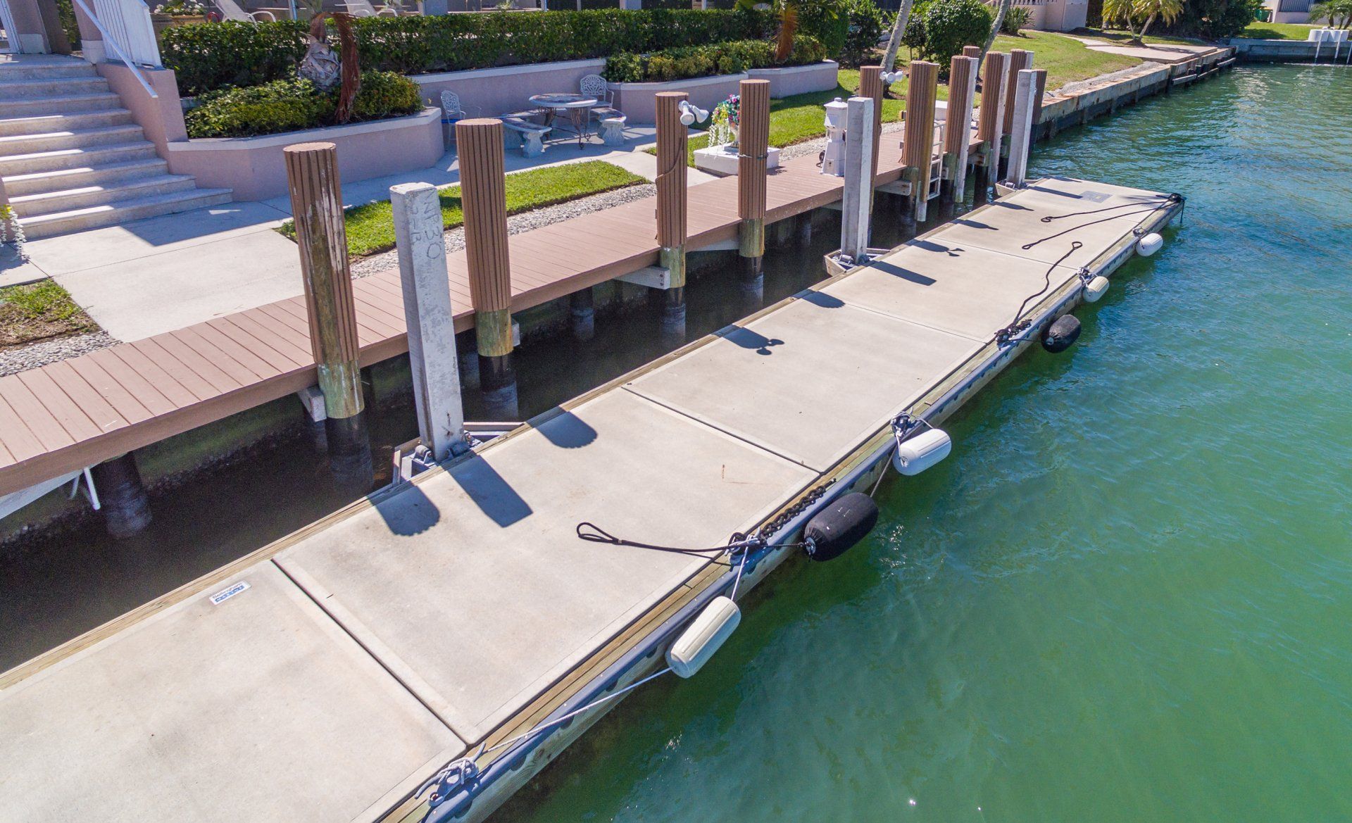 Incomplete Docks — Marco Island, FL — Collier Seawall & Dock