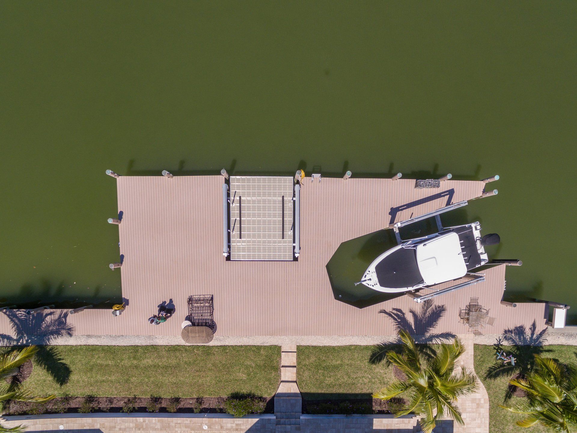 Dark Green River — Marco Island, FL — Collier Seawall & Dock