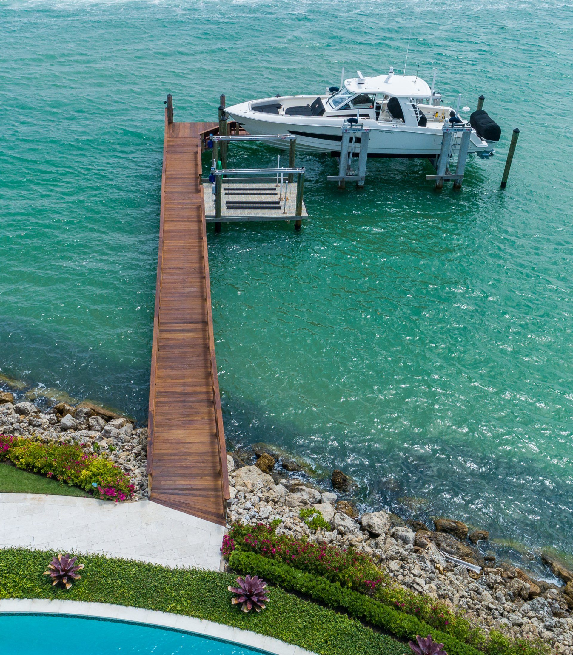 Thin Wooden Bridge — Marco Island, FL — Collier Seawall & Dock