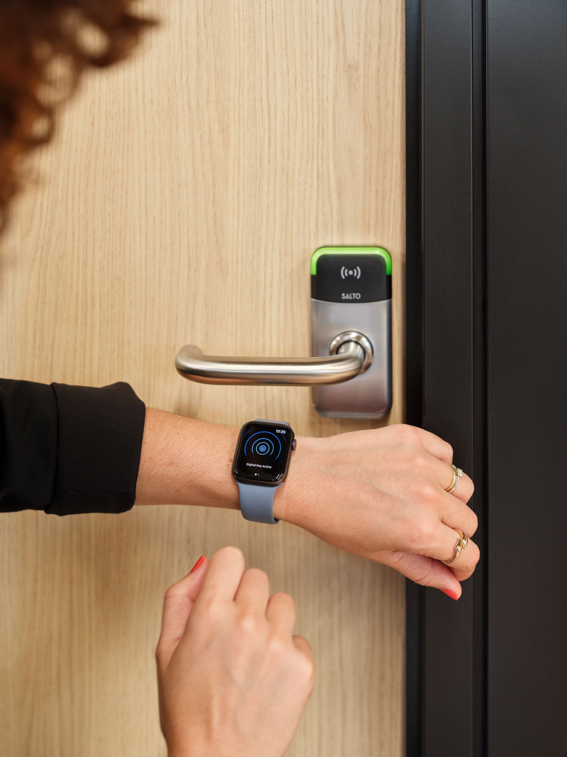 A Close up Of a Door with A Keypad on It — East Coast Locksmiths in Port Macquarie, NSW