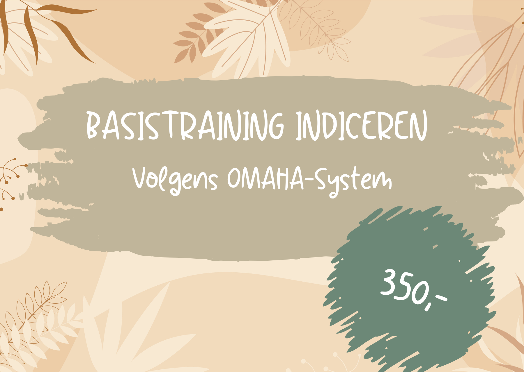 Herhalingstraining Indiceren voor €350