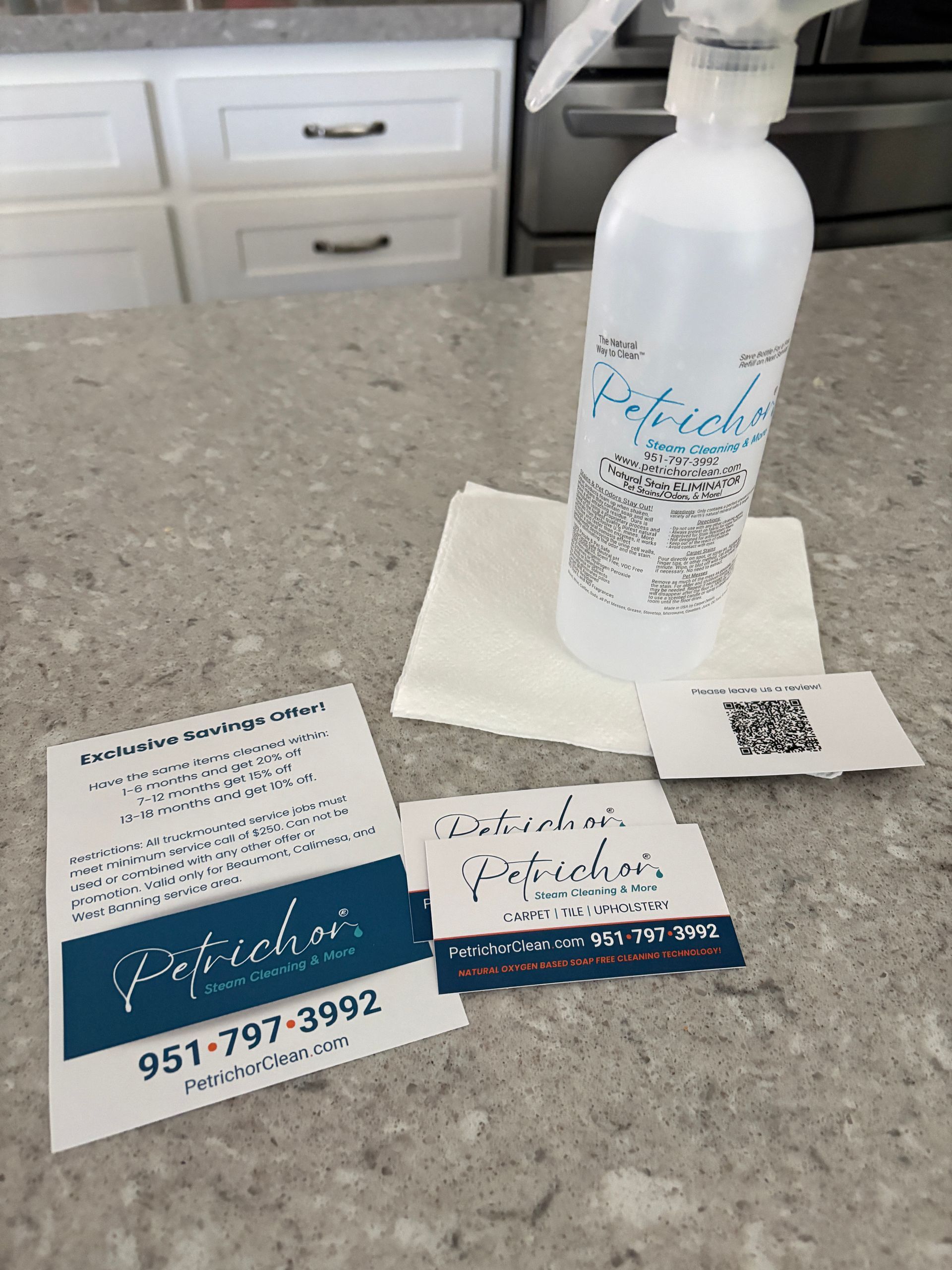 Petrichor carpet spotter