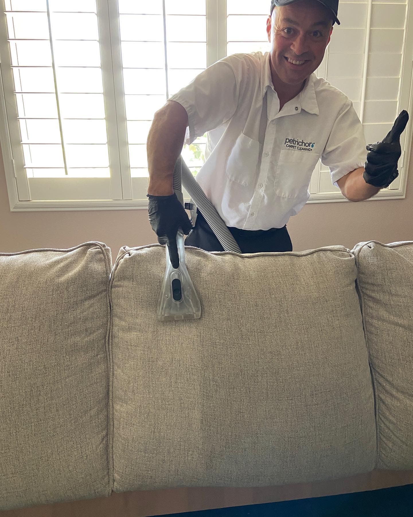 Petrichor upholstery cleaning