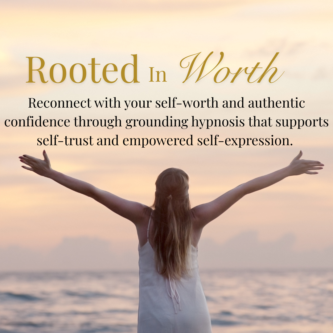 Logo with lavender-colored moon and flower. Text: