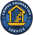 Cripppps Foundation logo: blue and yellow house symbol inside a blue circle with