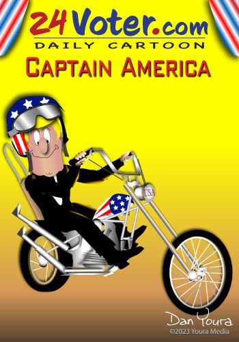Trump captain america