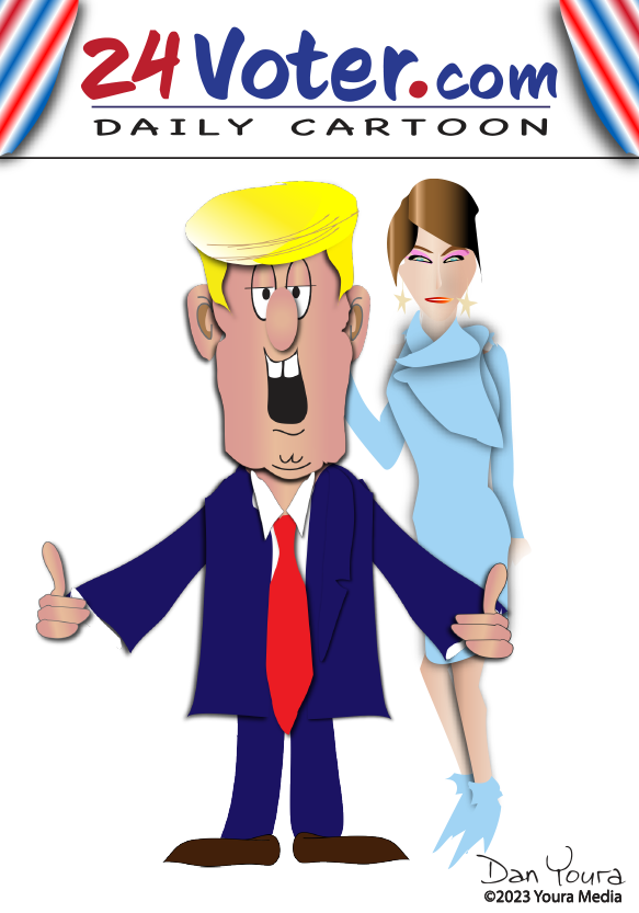 Donald and Melania