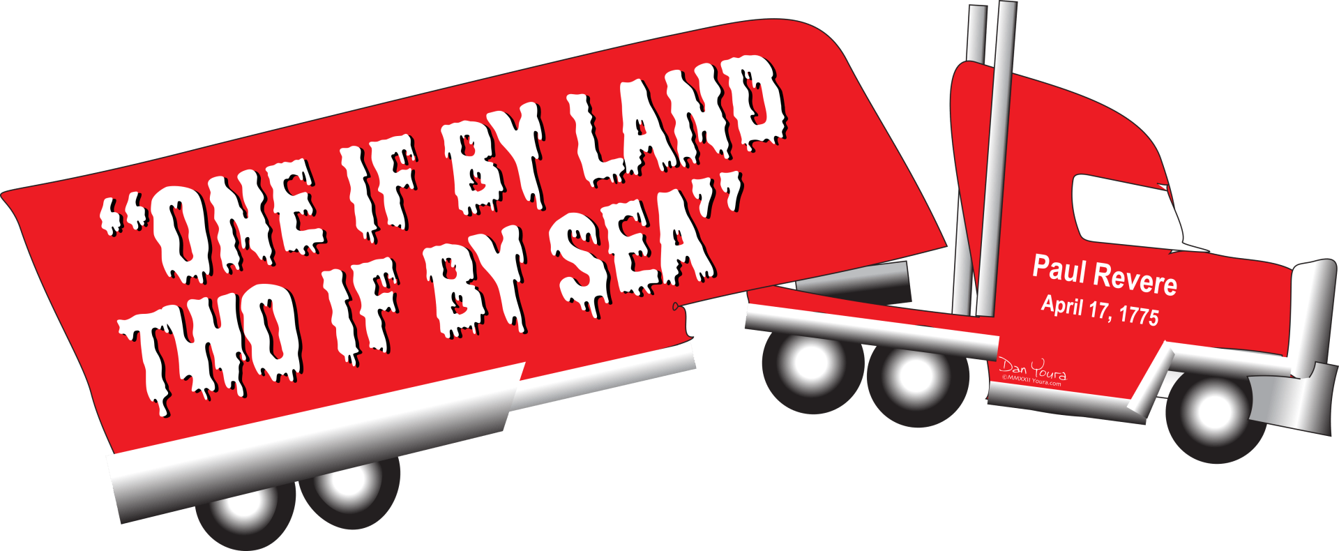 One if by land, two if by Sea