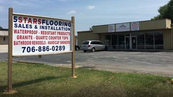 A Business Banner — Toccoa, GA — 5 Stars Flooring