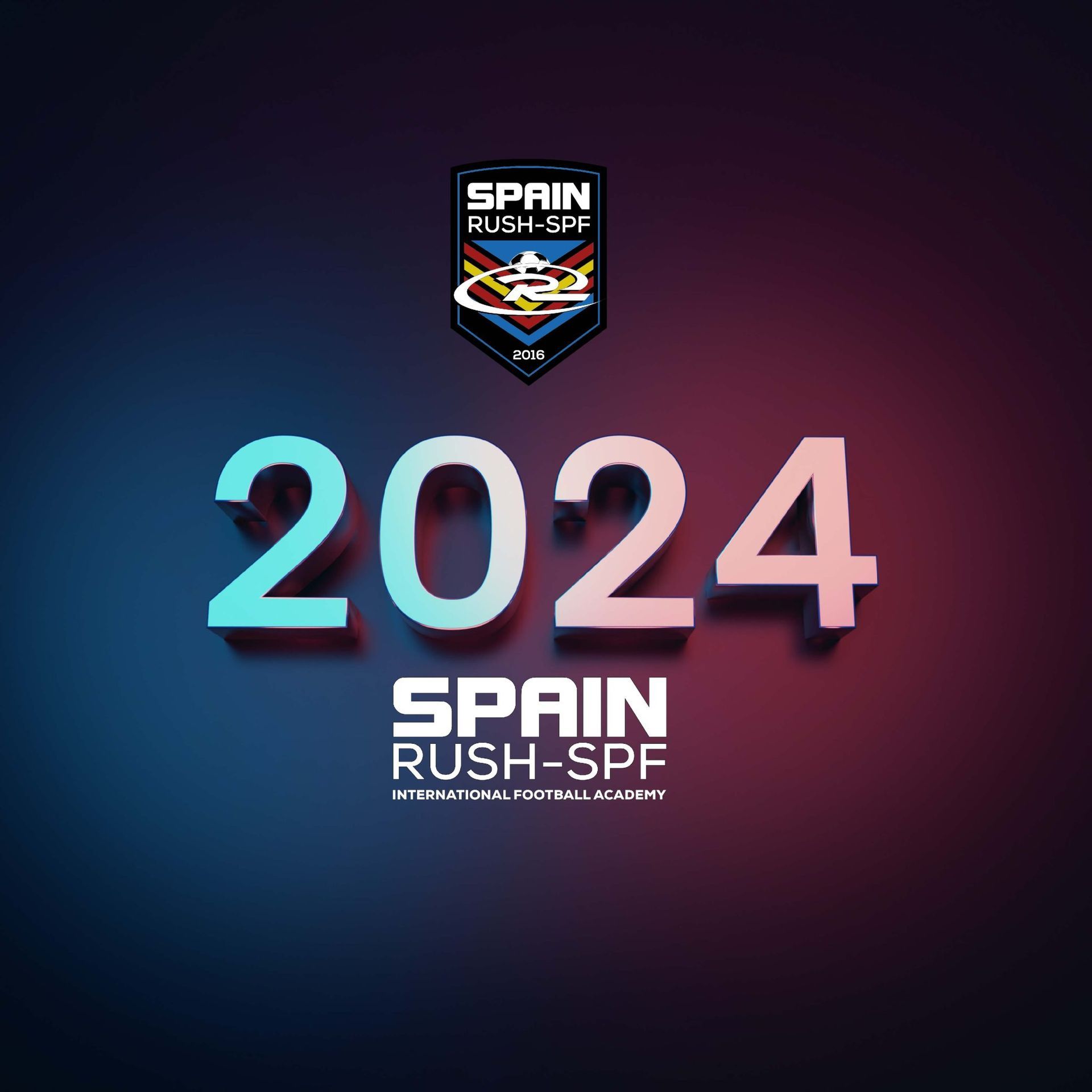 A poster for spain rush spf in 2024