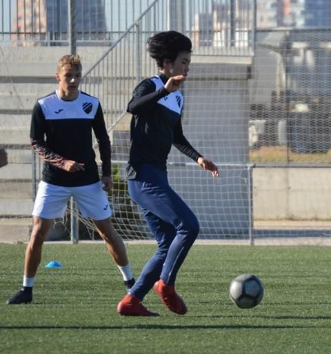 ren nagamatsu playing soccer