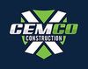 Logo for Cemco Construction, featuring 