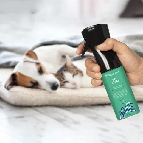Elimina gli odori sgradevoli da cani e gatti. Con probiotici naturali. Pet Spray
