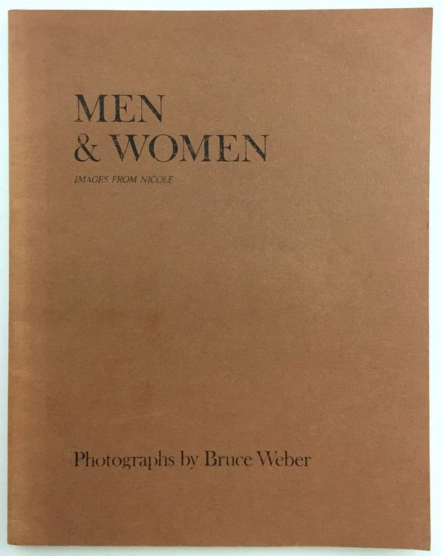 Bruce Weber  Men \u0026 Women  【希少】初期写真集