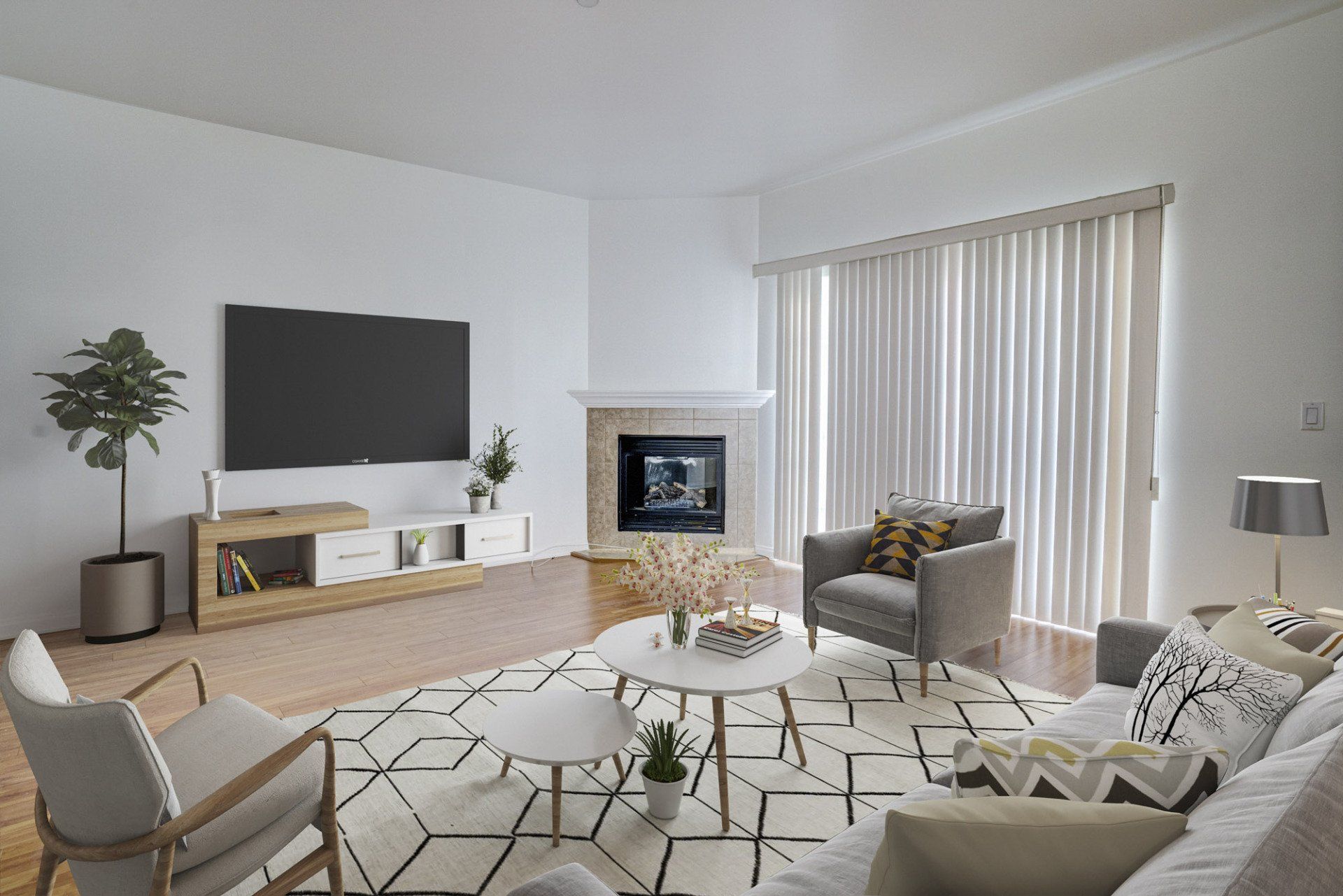 corinth unit 205 living room