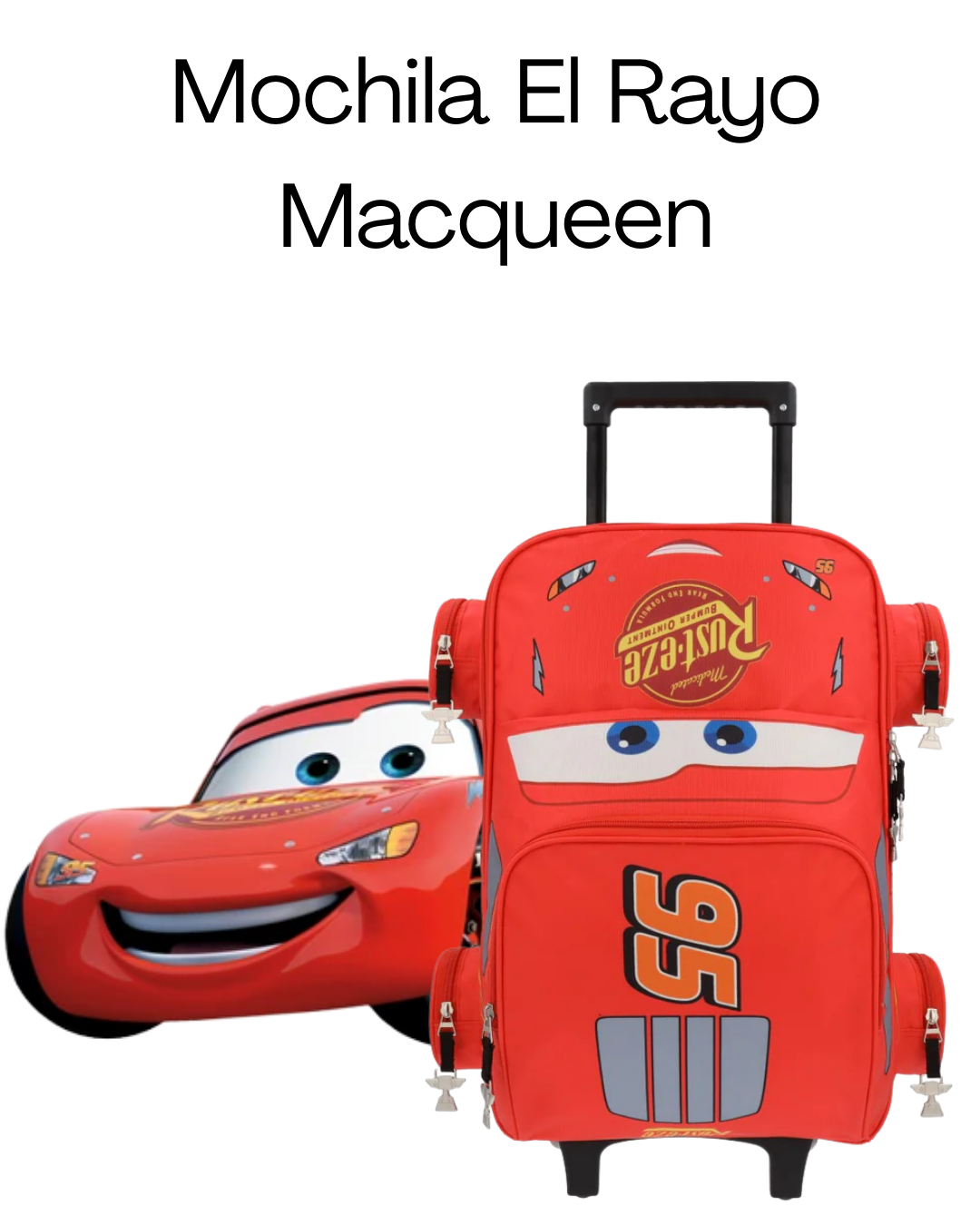 Mochila escolar el Rayo Macqueen