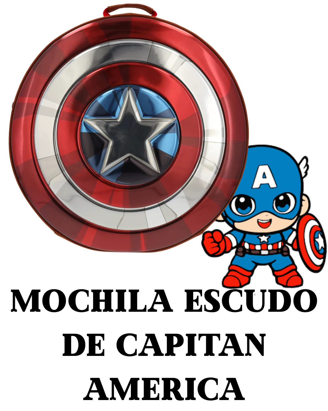 Mochila escudo de Capitan America
