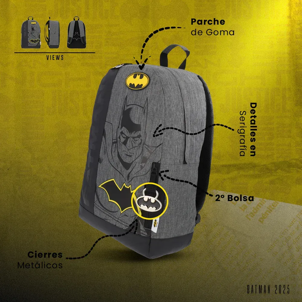 MOCHILA BATMAN · EL CABALLERO DE LA NOCHE