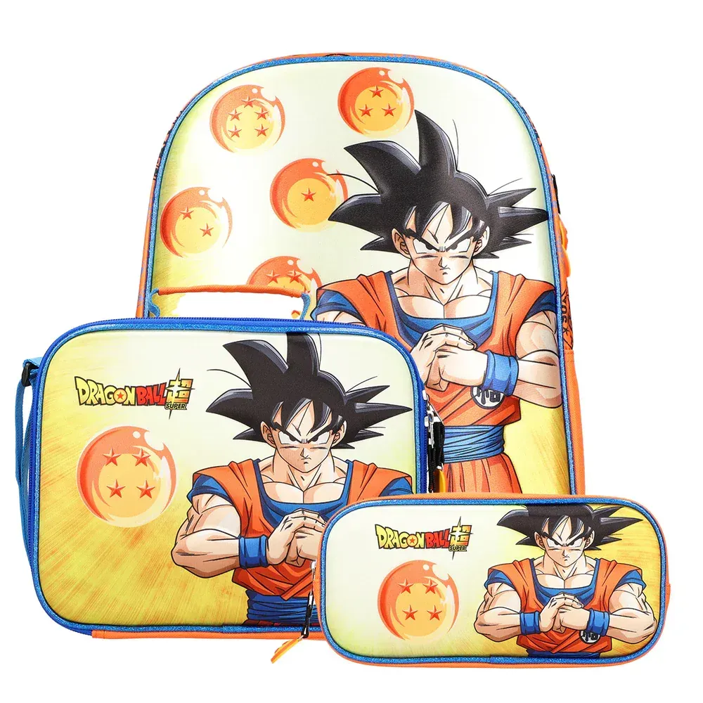 Pack mochila escolar Goku y las esferas