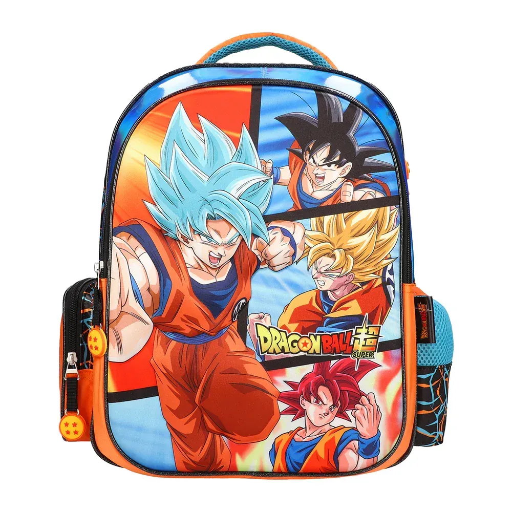 Mochila escolar Goku nivel Blue
