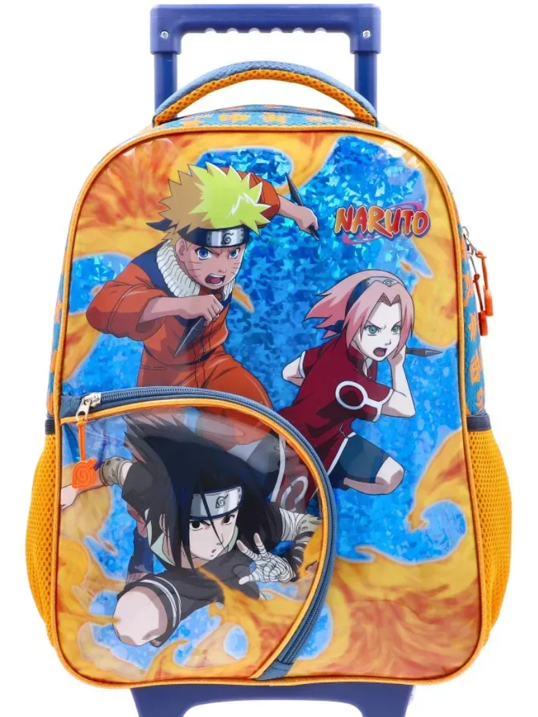 Mochila Escolar Naruto con Ruedas
