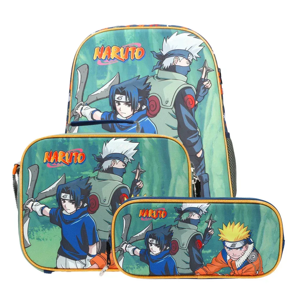 Pack mochila escolar Naruto