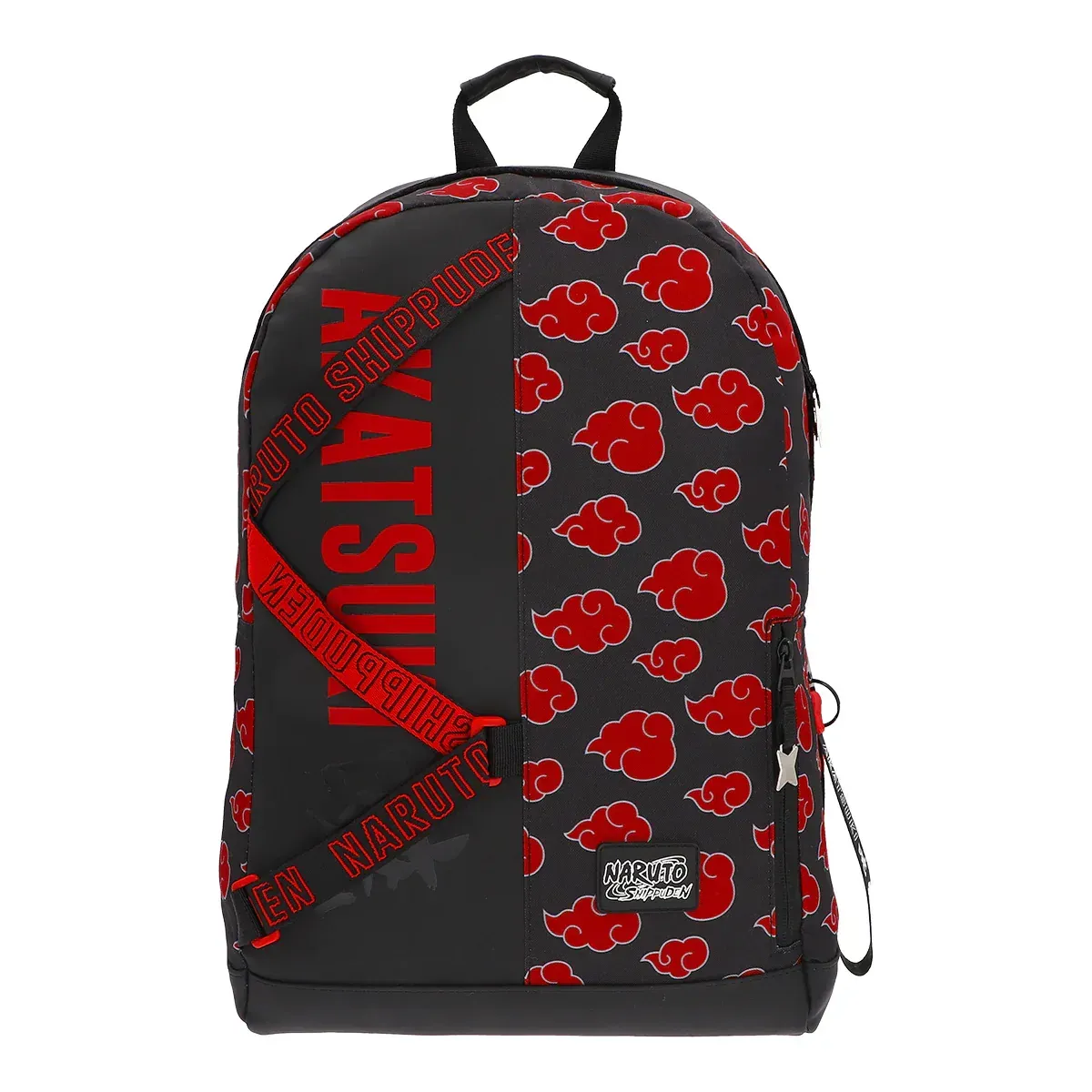 Mochila Akatsuki nubes rojas